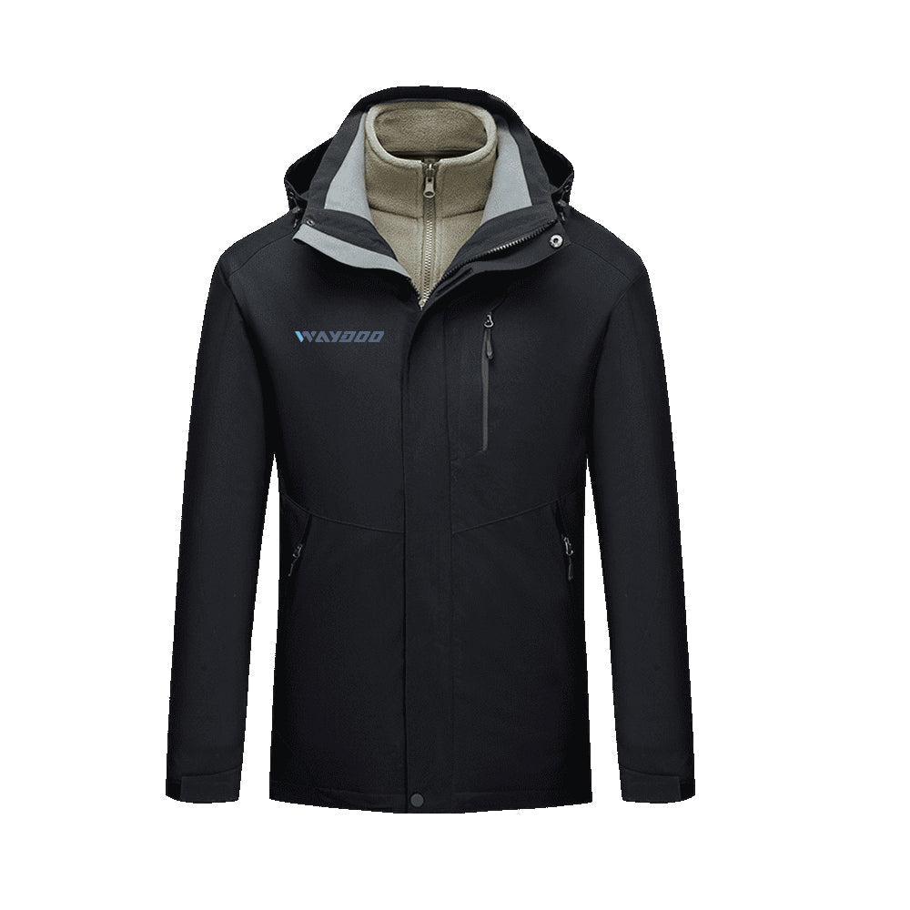 Double Layer Hooded Windbreaker