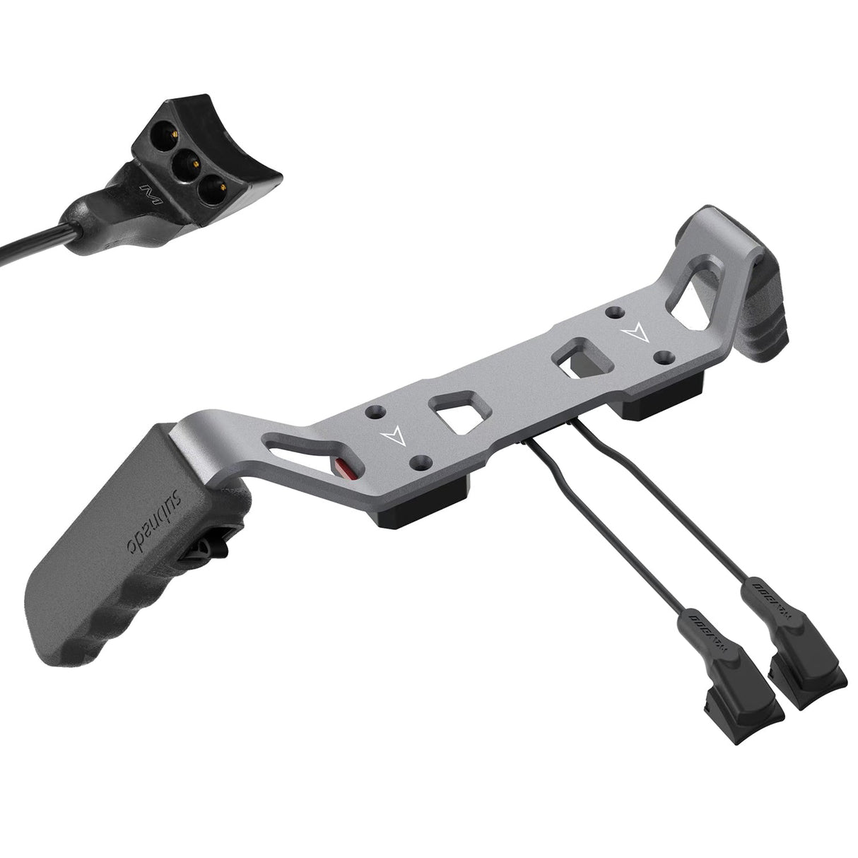 Subnado Plus dual-engine handgrip mount detail