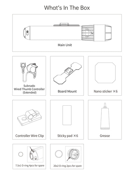 Subnado Underwater Scooter Sup Kit